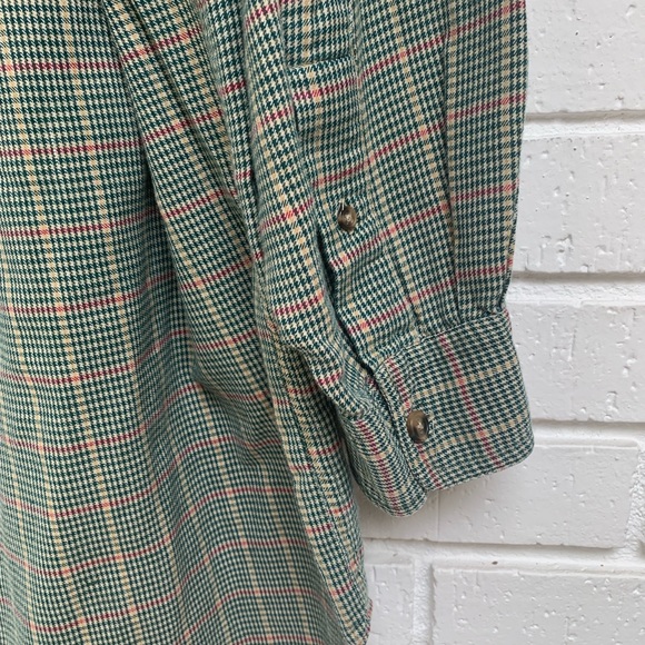 Orvis Large Button Long-sleeve Plaid Cotton Shirt - Picture 5 of 8